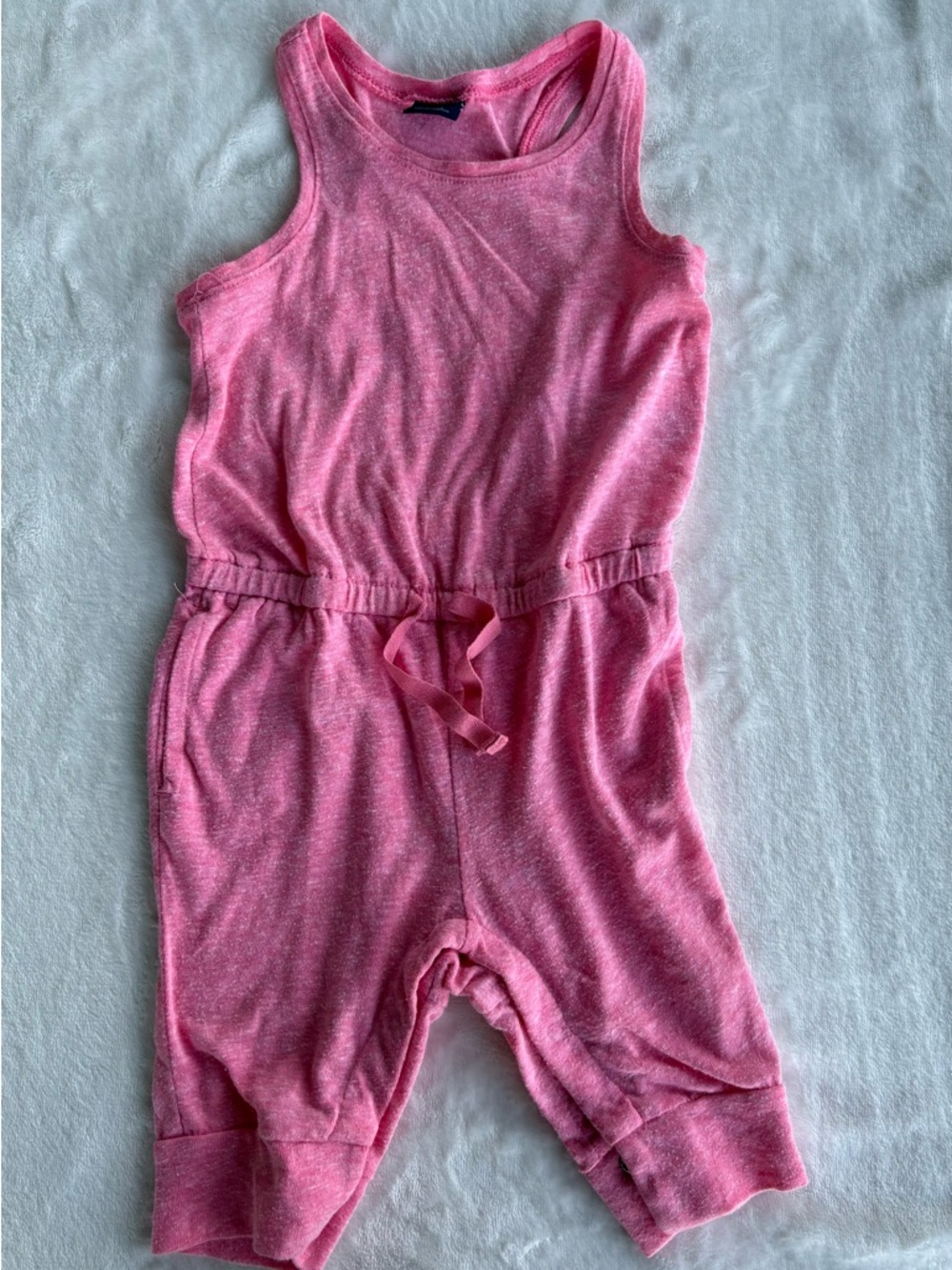 GAP Baby Pink Marled Tank Top